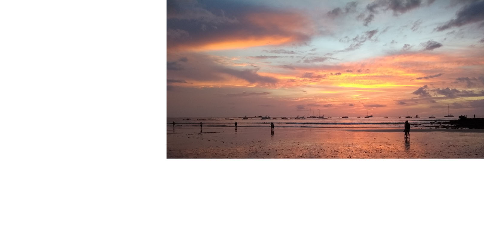 Beach of Tamarindo Costa Rica